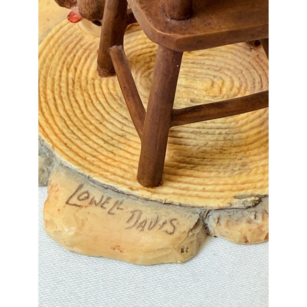Schmid Lowell Davis “Catnapping Too” 1984 Figurine- Read - Picture 6 of 13